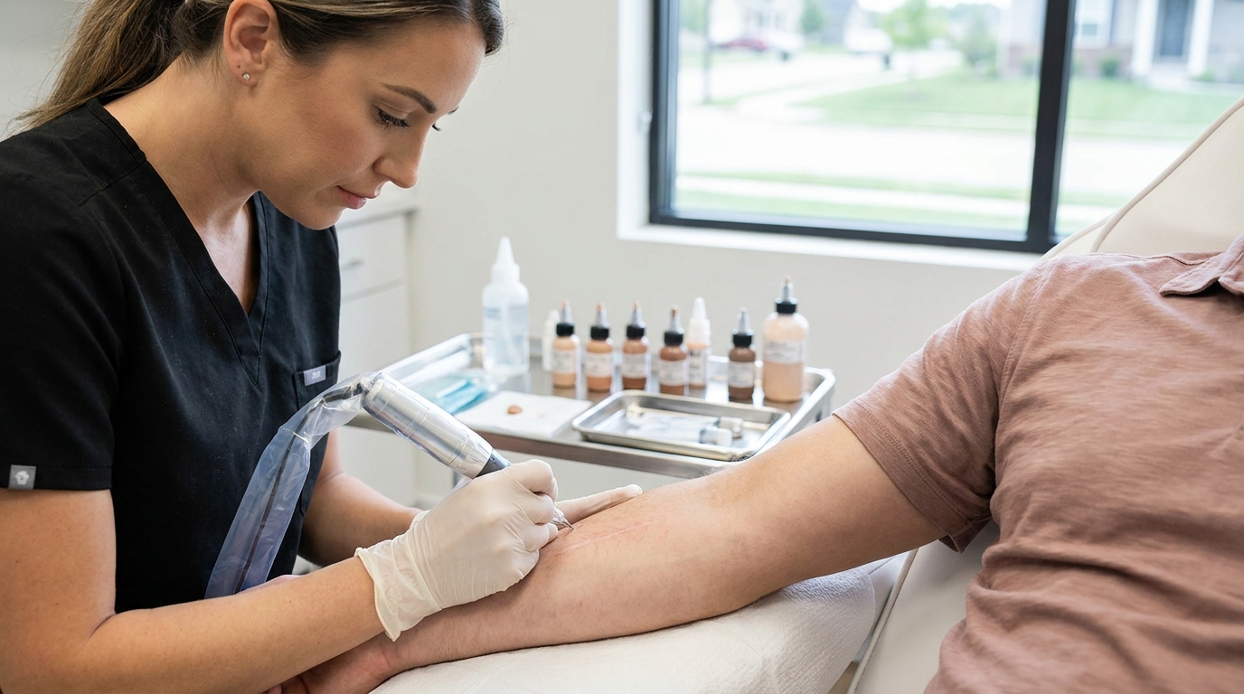 Making Scars Less Noticeable With Scar Camouflage in Wentzville