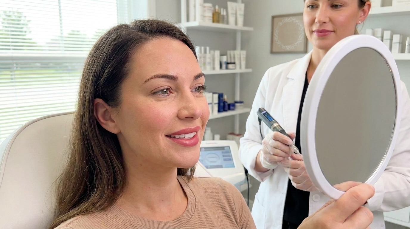 Long-lasting lip color results after lip blushing in Wentzville