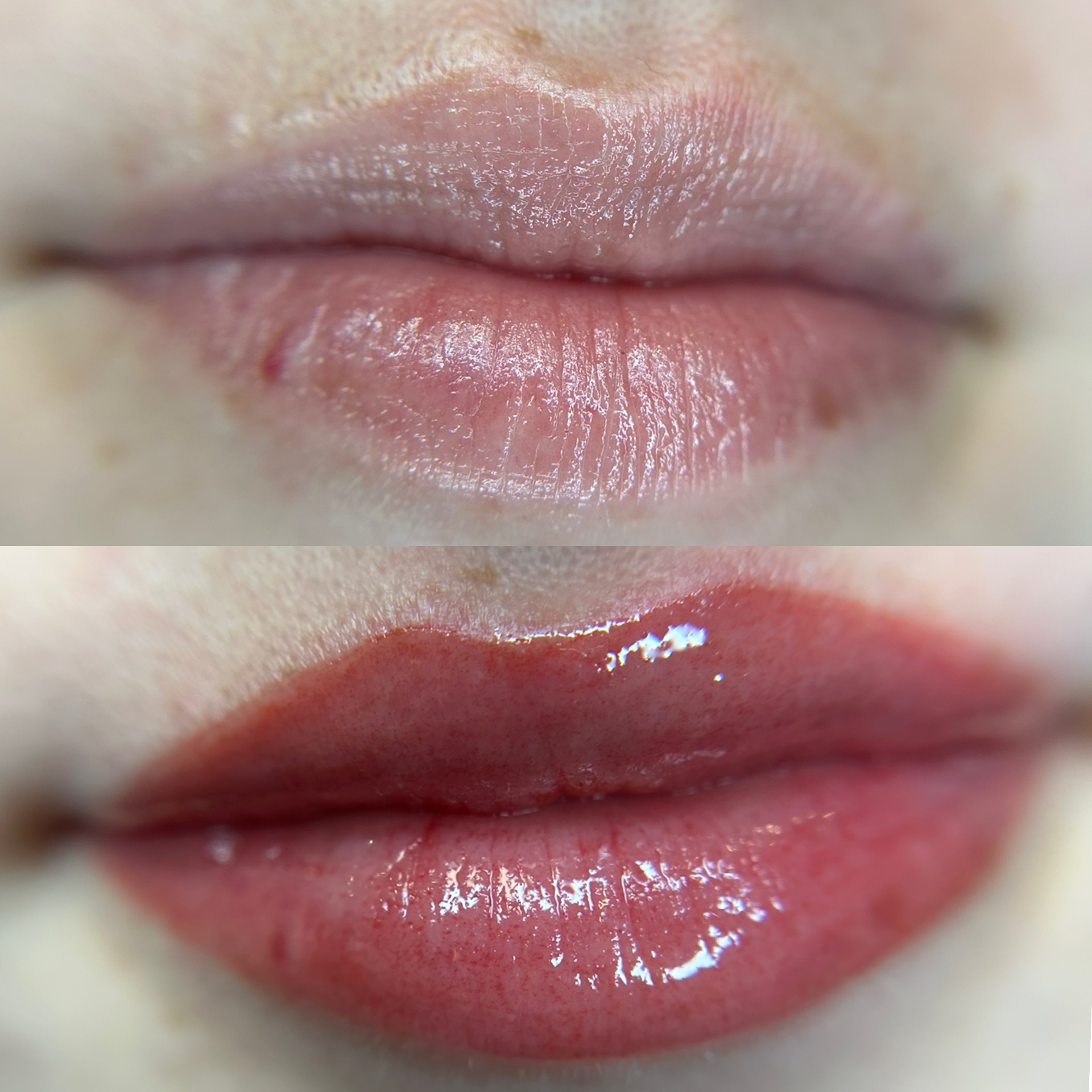 Lip blushing results and defined lip shape in Wentzville